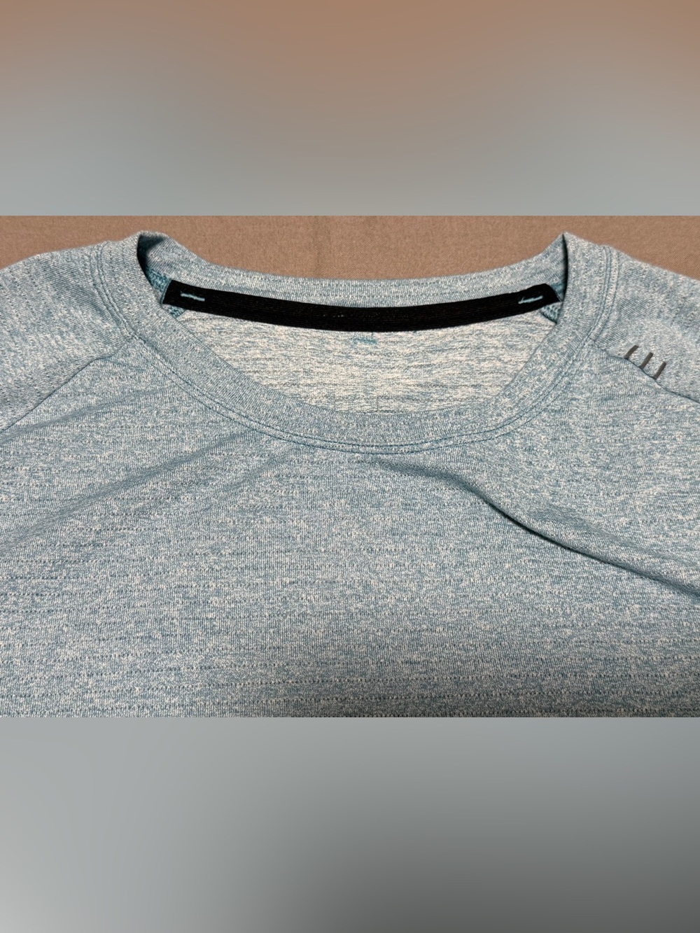 Lululemon Drysense Shirt Light Blue Athletic Tee Better Each Day Mens XL - Picture 5 of 9